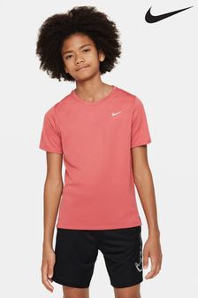 Dunkelrosa - Nike Dri-FIT Miler T-Shirt  (N30426) | 39 €