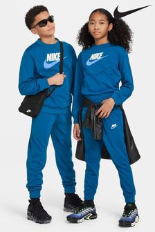 Albastru deschis - Trening Nike cu bluză la baza gâtului (N30436) | 358 LEI