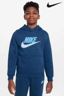 Nike Blue Club Fleece Logo Hoodie (N30443) | €50