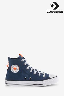أبيض - حذاء رياضي بقبة مرتفعة للشباب Chuck Taylor All Star من Converse (N30480) | 287 ر.س