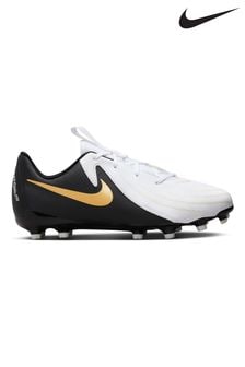 Nike White Jr. Phantom Academy Multi Ground Football Boots (N30571) | $95