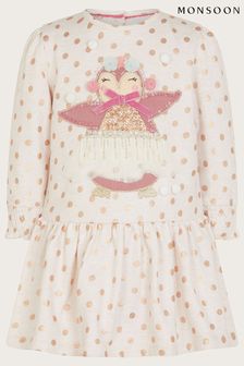 Monsoon Baby Natural Penguin Sweat Dress (N30606) | €18.50 - €21.50