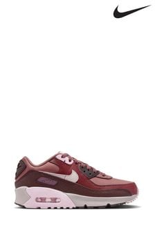 Nike Pink Mauve Air Max 90 LTR Youth Trainers (N30625) | €132