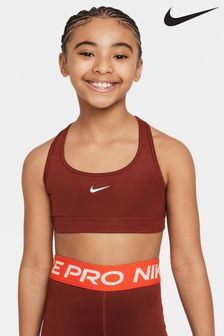 Nike Dark Red Dri-FIT Swoosh Support Bra (N30660) | €36