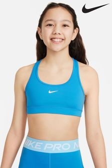 Leuchtend blau - Nike Dri-fit Swoosh Support Bra (N30703) | 39 €