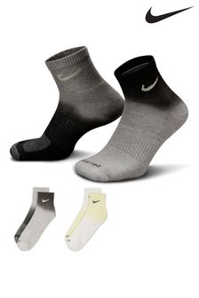 Nike Natural Everyday Plus Cushioned Ankle Socks (2 Pairs) (N30710) | €24