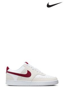 Nike Red/Cream Court Vision Low Trainers (N30751) | €107
