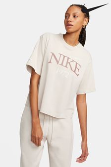 Нейтральный - Свободная спортивная футболка в университетском стиле Nike (N30754) | €50