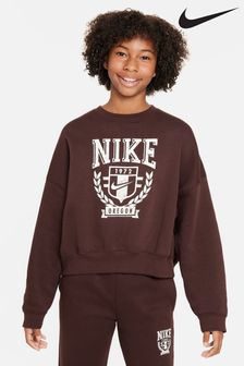 Brown - majica s kratkimi rokavi in okroglim ovratnikom Nike Trend (N30810) | €49