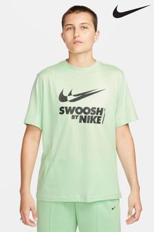 Nike Green Oversized Swoosh Logo T-Shirt (N30881) | €54