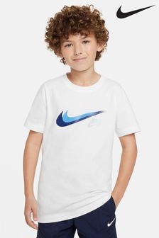 Nike White Swoosh T-Shirt (N30884) | €44