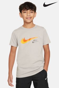 Gris - T-shirt Nike Swoosh (N30885) | €33