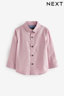 Pink Long Sleeve Oxford Shirt (3mths-7yrs) (N30900) | 54 SAR - 66 SAR