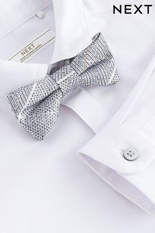 White Long Sleeve Shirt And Bow Tie Set (3mths-7yrs) (N30902) | 64 QAR - 74 QAR