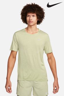 Verde măsliniu - Nike Rise 365 Dri-fit Short Sleeve Running Top (N30920) | 239 LEI