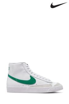 Nike White/Green Blazer Mid Trainers (N30932) | €132