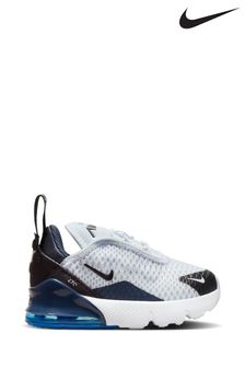 לבן/כחול - נעלי ספורט דגם Air Max 270 של Nike (N31065) | ‏302 ‏₪