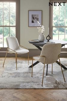Casual Boucle Light Natural Elia Dining Chairs Set of 2 (N31158) | €355