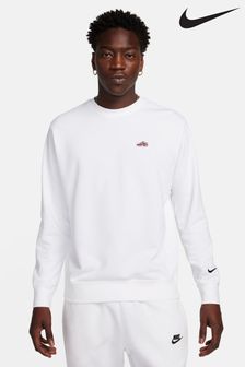 Nike White Sportswear Air Crew Sweatshirt (N31226) | kr779