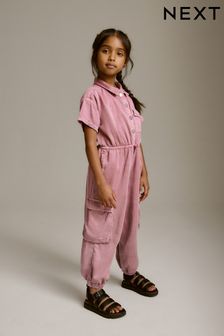 粉色 - 連身工作褲 (3-16歲) (N31241) | HK$244 - HK$288