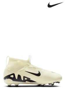 Crema - Botas de fútbol para suelo firme para niños Zoom Mercurial Superfly 9 de Nike (N31255) | 96 €