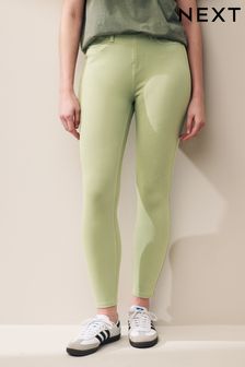 צבע ירוק עדין - טייץ ג'ינס מג'רזי (N31296) | ‏73 ‏₪