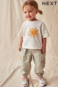 Cargo Trousers and T-Shirt Set (3mths-7yrs)