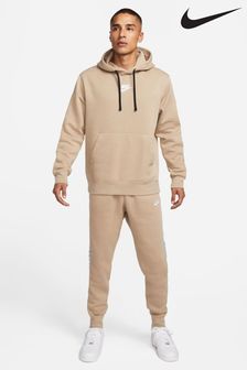 Nike Brown Sportswear Essential Hooded Tracksuit (N31414) | kr1,168