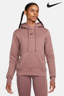 Nike Brown Sportswear Phoenix Fleece Pullover Hoodie (N31624) | €86