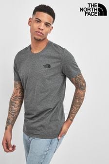 The North Face Dark Grey Mens Simple Dome Short Sleeve T-Shirt (N31687) | €32