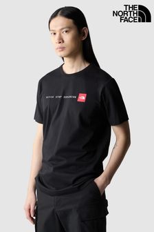 Črna - The North Face majica s kratkimi rokavi za moške Never Stop Exploring (N31692) | €34