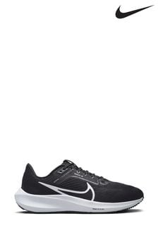 Nike Black/White Air Zoom Pegasus 40 Road Running Trainers (N31718) | $191
