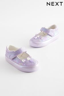 Purple Unicorn Mary Jane Shoes (N31782) | $29 - $32