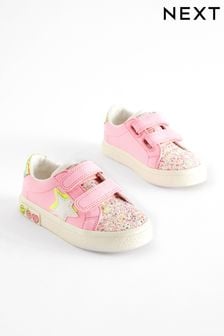 Pink Standard Fit (F) Star Trainers (N31804) | 9,890 Ft - 11,450 Ft