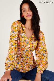 Monsoon Knielanges Kleid mit Blumenmuster (N31956) | 39 €