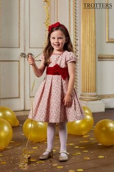 Trotters London Pink Bethany Bow Party Dress (N32021) | $231 - $253