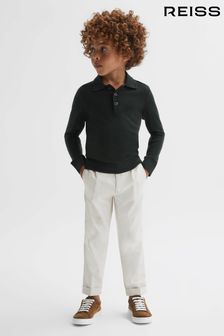Reiss Forest Trafford Senior Merino Wool Polo Shirt (N32122) | $60