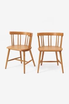 MADE.COM Set of 2 Oak Deauville Dining Chairs (N32131) | €605