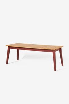 MADE.COM Oak & Terracotta Ralph Rectangular 6 to 8 Seater Extending Dining Table (N32134) | €1,196