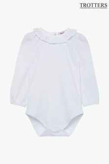 Trotters London White Laura Anglaise Body