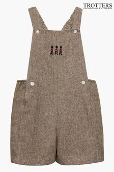 Trotters London hlače z naramnicami z vzorcem ribje kosti Trotters London Alfie Guardsman (N32292) | €28