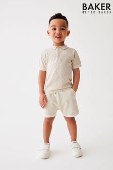 Baker by Ted Baker Knitted Polo Shirt and Short Set (N32312) | ₪ 191 - ₪ 216