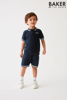 Baker by Ted Baker Knitted Polo Shirt and Short Set (N32350) | R836 - R946