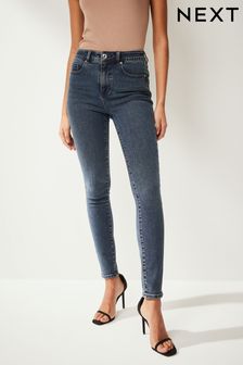 Чернильно-синий джинс - Супермягкие зауженные джинсы (N32376) | €32