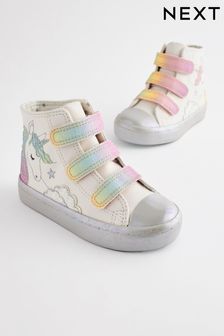 לבן - נעלי נעליים גבוהות של Unicorn Glitter (N32491) | ‏96 ‏₪ - ‏109 ‏₪