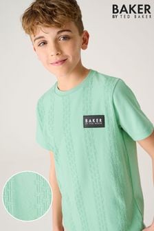 綠色 - Baker By Ted Baker 織紋T恤 (N32500) | NT$750 - NT$1,030