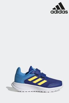 adidas Blue/Yellow Kids Sportswear Tensaur Run Trainers (N32531) | $45