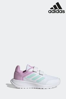 adidas White/Green/Pink Kids Sportswear Tensaur Run Trainers (N32567) | 139 QAR