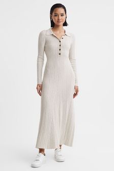 Anna Quan Knitted Polo Maxi Dress (N32605) | ‏1,911 ‏₪