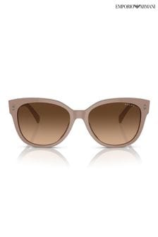 Brązowy - Emporio Armani Ea2033 Brown Sunglasses (N32628) | 605 zł